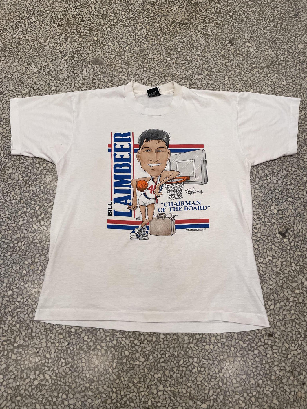 Detroit Pistons Vintage 1989 Bill Laimbeer Chairman of The Board ABC Vintage 