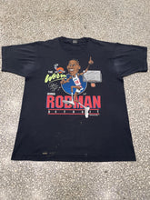 Load image into Gallery viewer, Detroit Pistons Vintage 1989 Dennis Rodman The Worm Faded Black ABC Vintage 