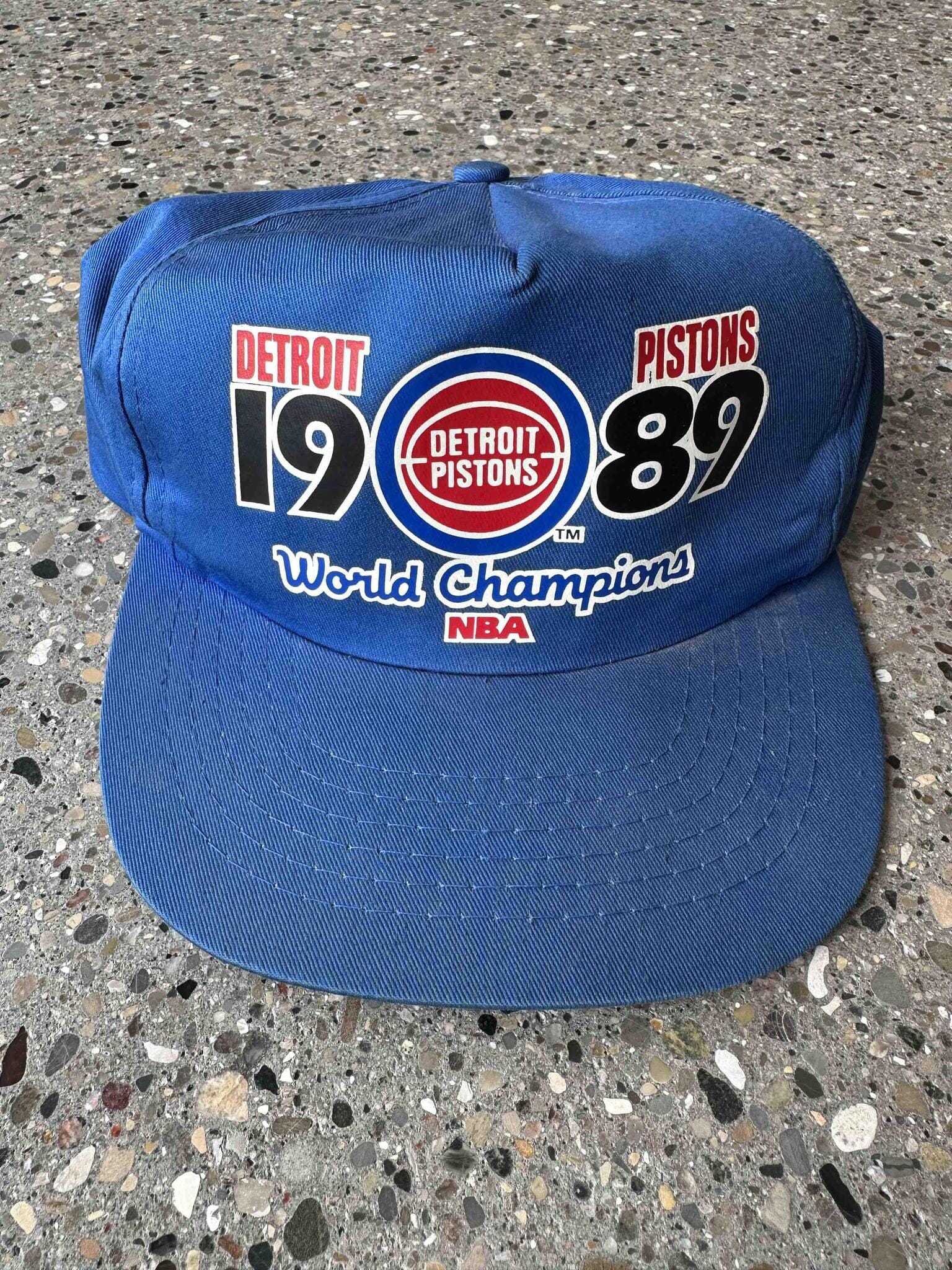 detroit pistons vintage cap