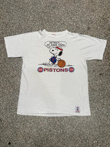 Detroit Pistons Vintage 80s Snoopy Detroit My Kinda Town Rare ABC Vintage 
