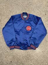 Load image into Gallery viewer, Detroit Pistons Vintage 90s Chalk Line Spell Out Satin Bomber Jacket ABC Vintage 