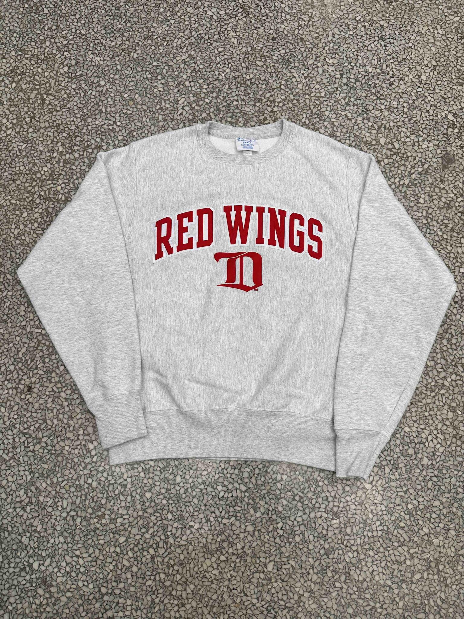 Vintage 90s NHL Detroit Red Wings Crew Neck Sweatshirt 