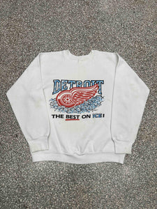Detroit Red Wings Vintage 1988 The Best On Ice Crewneck ABC Vintage 