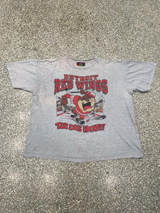 Detroit Red Wings Vintage 1991 Taz Does Hockey Grey ABC Vintage 