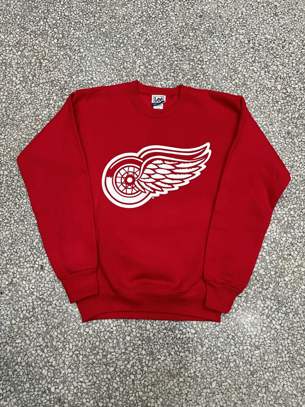 Detroit Red Wings Vintage 90s Classic Wing Logo Crewneck Red ABC Vintage 