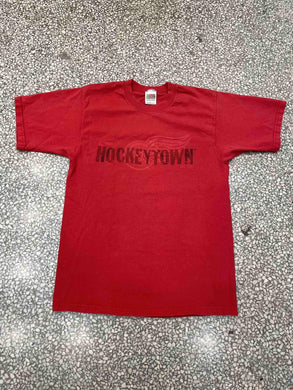 Detroit Red Wings Vintage 90s Hockey Town Faded Red ABC Vintage 