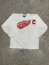 Load image into Gallery viewer, Detroit Red Wings Vintage 90s Yzerman CCM Hockey Jersey White ABC Vintage 