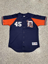 Load image into Gallery viewer, Detroit Tigers Cecil Fielder #45 Vintage 90s Majestic Baseball Jersey ABC Vintage 