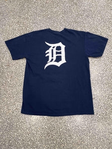 Detroit Tigers Sparky Anderson Vintage 90s Detroit Remembers The Skipper 11 Faded Navy ABC Vintage 