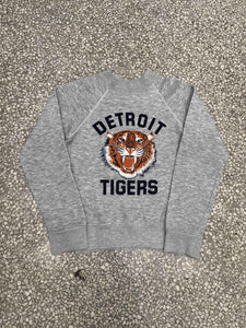 Detroit Tigers Vintage 1984 Youth Crewneck Grey ABC Vintage 
