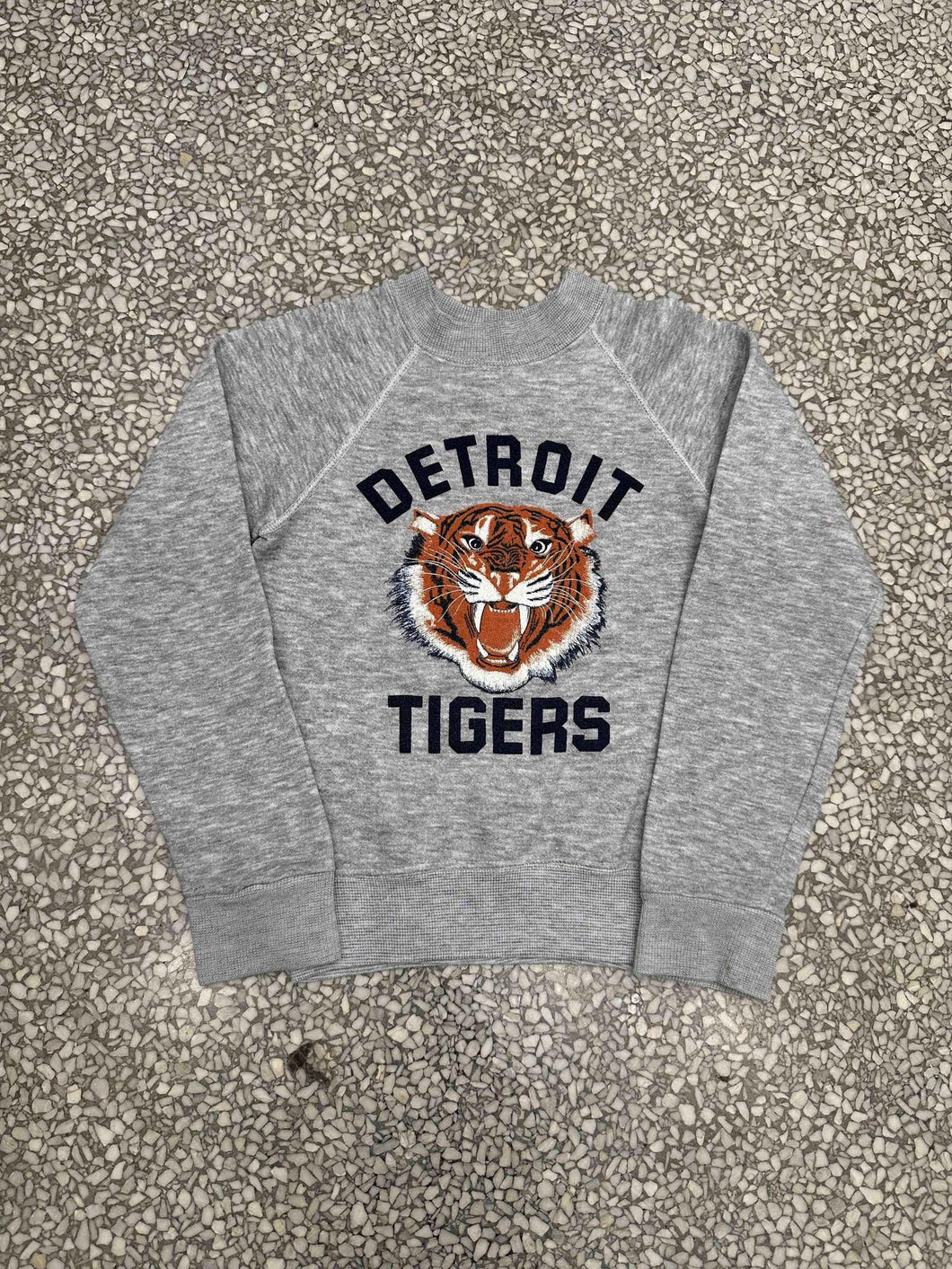 Detroit Tigers Vintage 1984 Youth Crewneck Grey ABC Vintage 