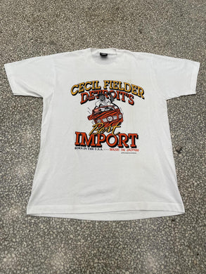 Detroit Tigers Vintage 1990 Cecil Fielder Detroit's Best Import ABC Vintage 