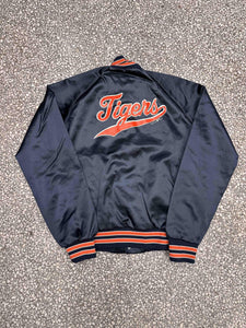 Detroit Tigers Vintage 1990 Chalk Line Satin Bomber Jacket ABC Vintage 