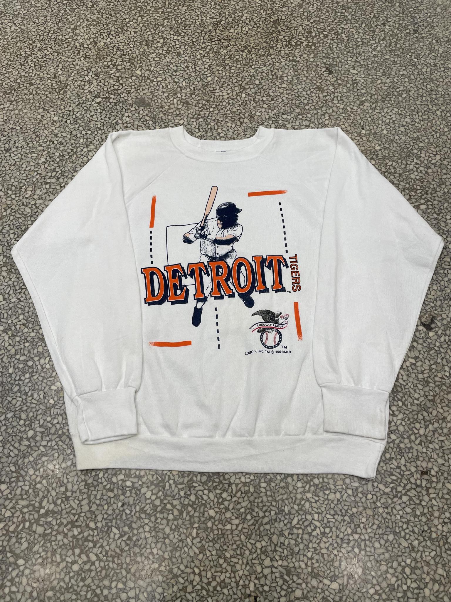 Vintage Detroit Tigers Logo 7 T-Shirt