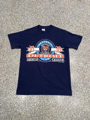 Detroit Tigers Vintage 1992 American League Navy ABC Vintage 