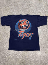Load image into Gallery viewer, Detroit Tigers Vintage 1993 Baseball Jostens Faded Navy ABC Vintage 