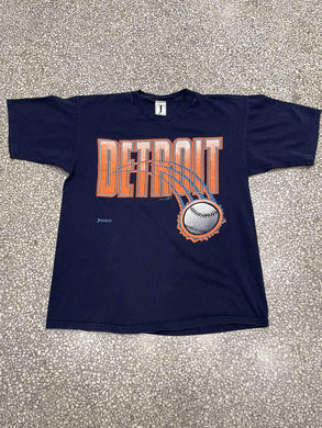 Detroit Tigers Vintage 1993 Baseball Jostens Faded Navy ABC Vintage 