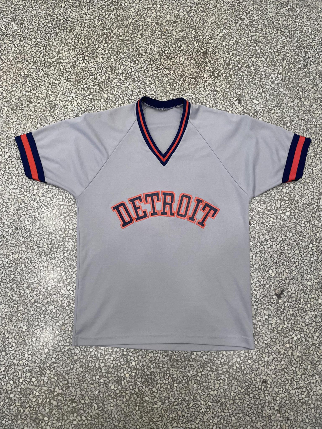 Detroit Tigers Vintage Lance Parrish Jersey Grey ABC Vintage 