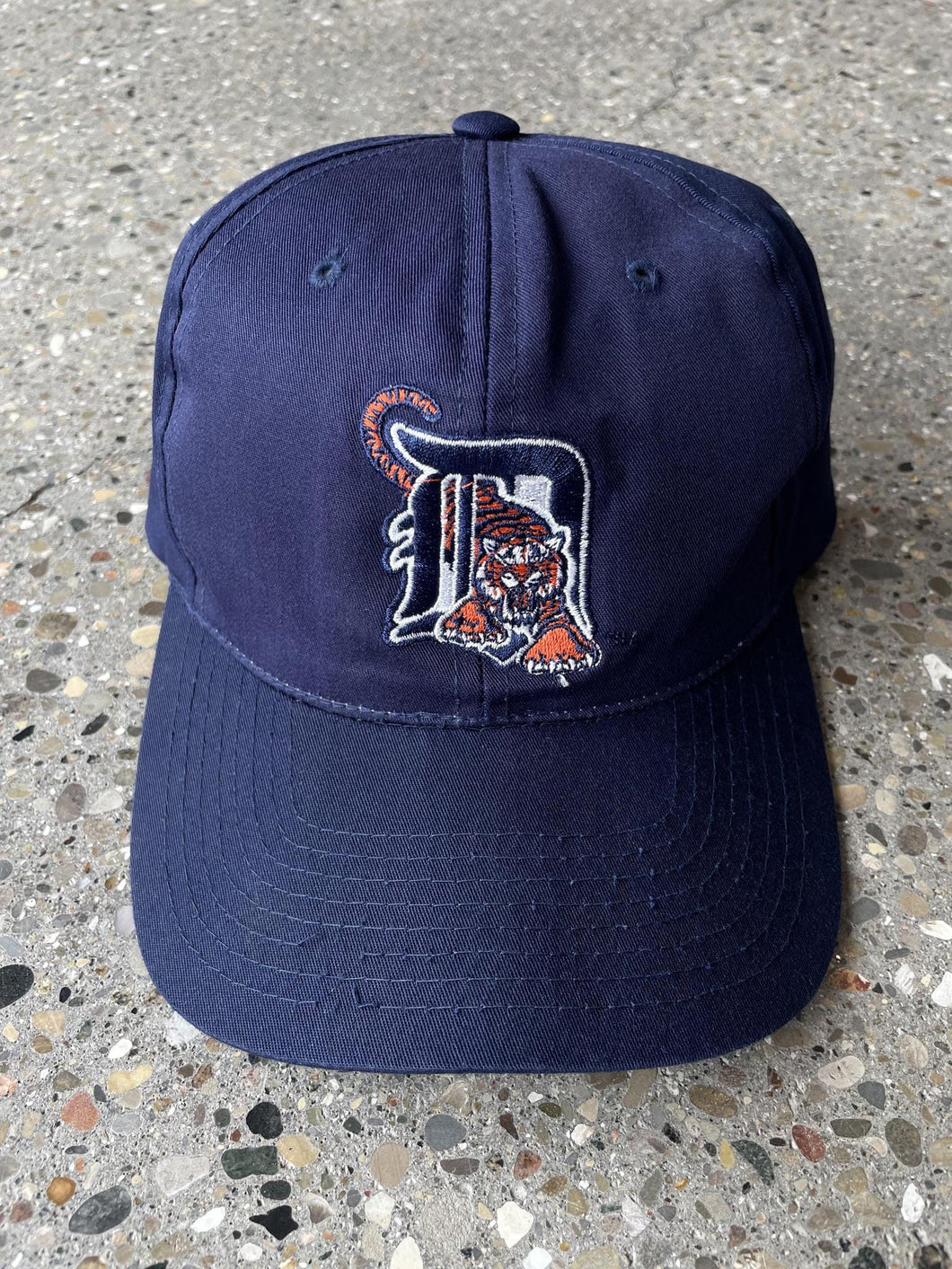 Detroit Tigers Vintage Leaping Tiger D Snapback Navy ABC Vintage 