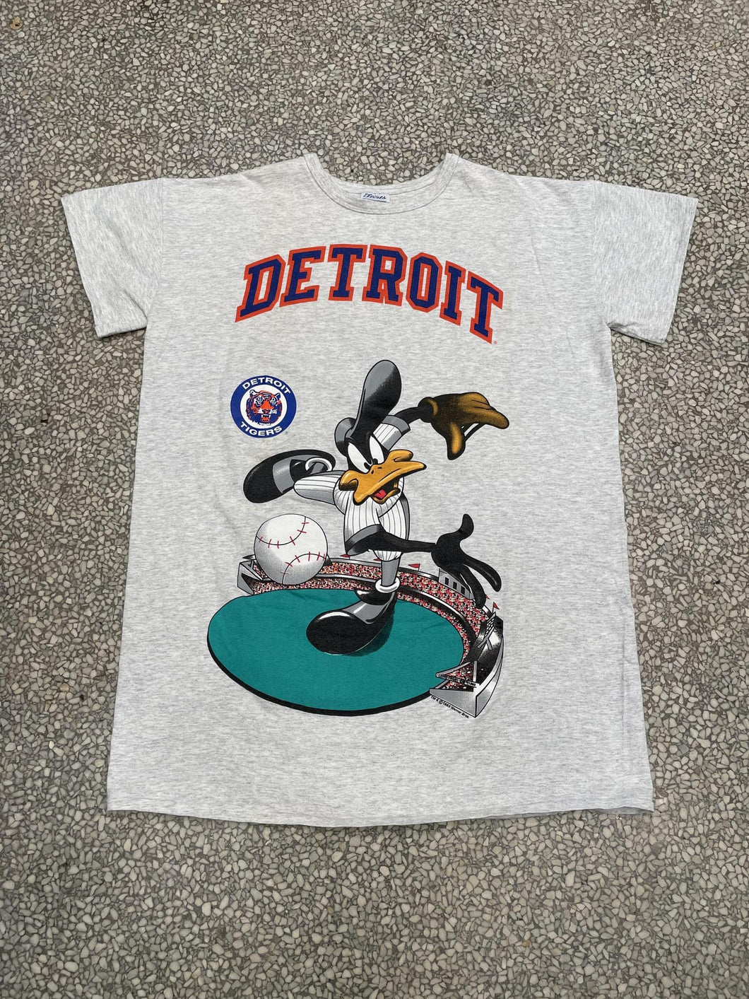 Detroit Tigers Vintage1993 Daffy Duck Grey ABC Vintage 
