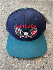 Detroit Tigers VS Chicago Cubs Vintage 1995 Hall Of Fame Game Snapback ABC Vintage 