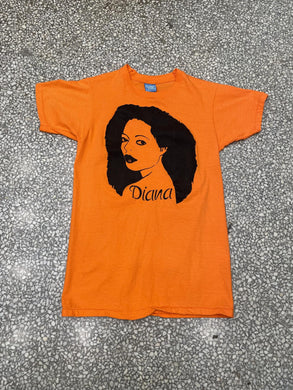 Diana Ross Vintage 80s Paper Thin Orange ABC Vintage 
