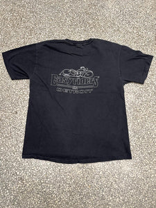 Easyriders Detroit Vintage 1992 Bad To The Bone Faded Black ABC Vintage 