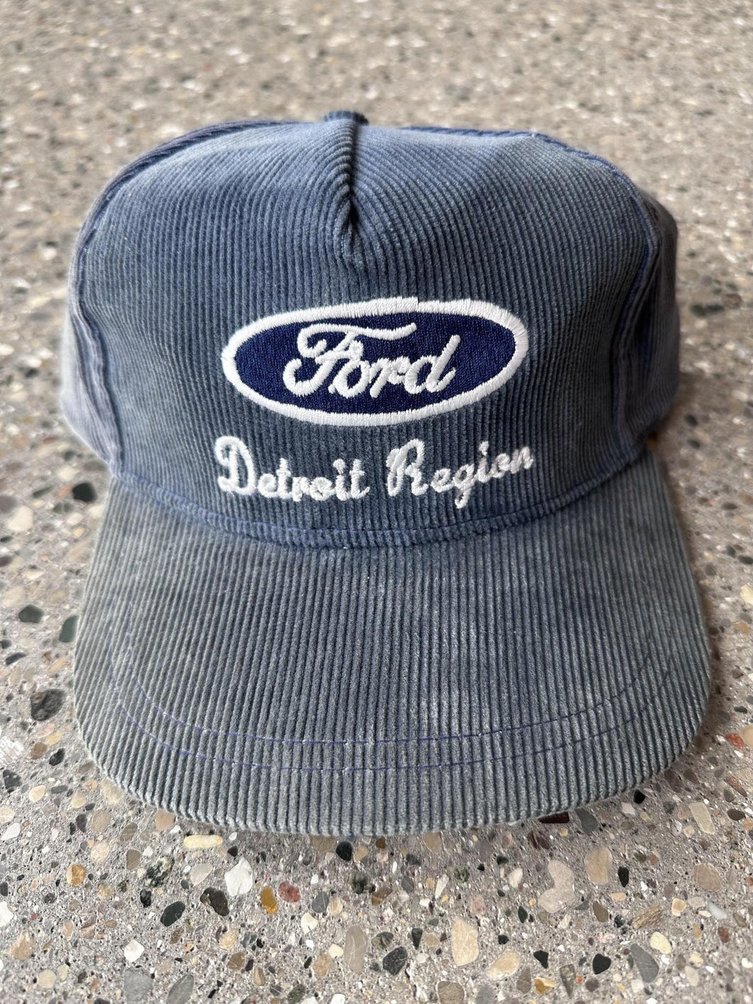 Ford Detroit Region Vintage Corduroy Snapback Overdyed ABC Vintage 