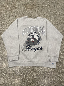 Georgetown Vintage 90s Hoyas Crewneck Grey ABC Vintage 