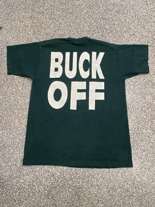 If You're Not A Rodeo Fan Buck Off Vintage 1994 Faded Green ABC Vintage 