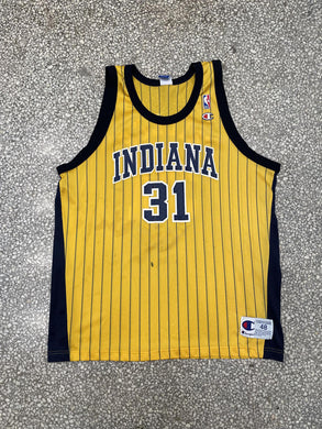 Indiana Pacers Reggie Miller Vintage Champion Jersey ABC Vintage 