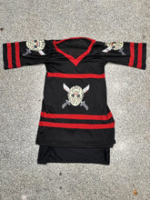 Load image into Gallery viewer, Jason Voorhees Vintage Costume Hockey Jersey Dress ABC Vintage 
