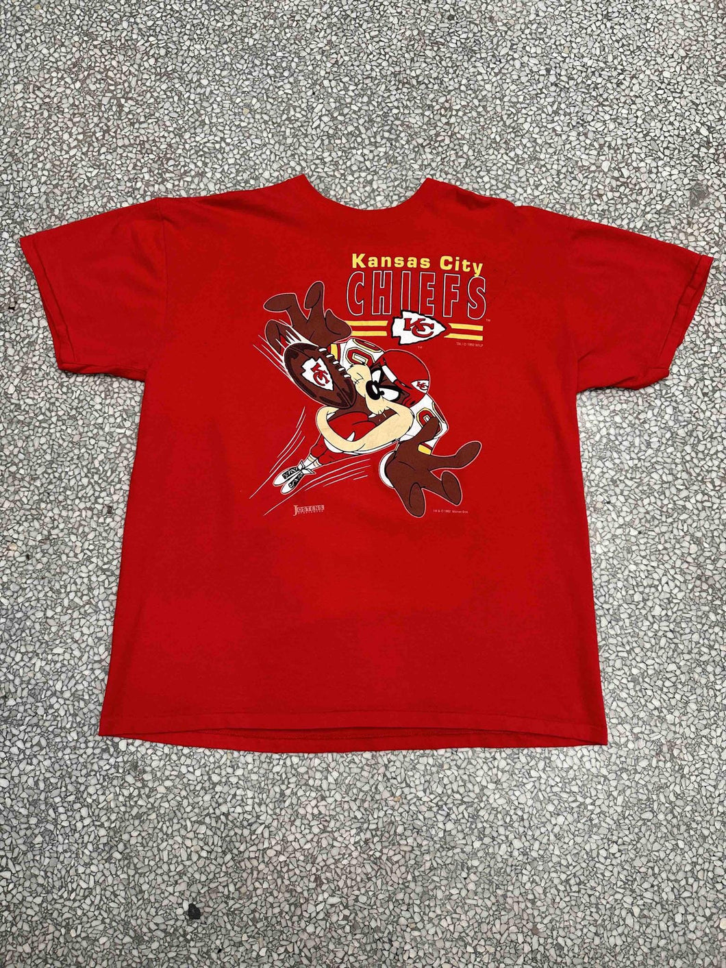Kansas City Chiefs Vintage 1992 Taz Red ABC Vintage 