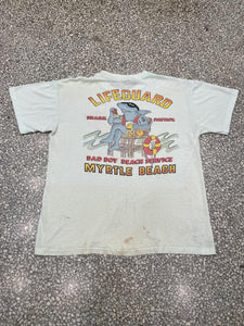 Lifeguard Myrtle Beach Vintage 80s Paper Thin Mint ABC Vintage 