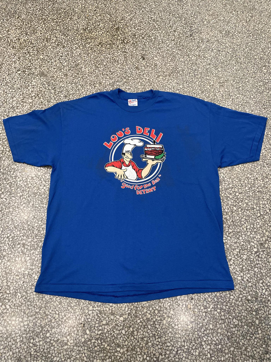 Lou's Deli Detroit Vintage 90s Blue ABC Vintage 