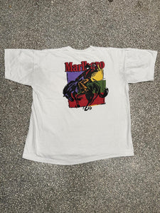Marlboro Vintage 1995 CNY Pocket Tee Faded White ABC Vintage 
