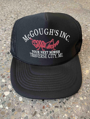 McGough's Inc. Your Next Mower Traverse City Michigan Vintage Trucker Hat ABC Vintage 