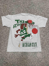 Load image into Gallery viewer, Michigan State Vintage 1994 Taz Slam Dunk Faded Grey ABC Vintage 