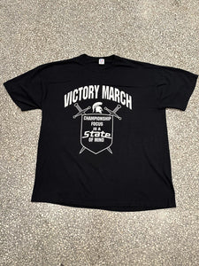 Michigan State Vintage 90s Victory Match Championship Focus Is A State Of Mind Black ABC Vintage 
