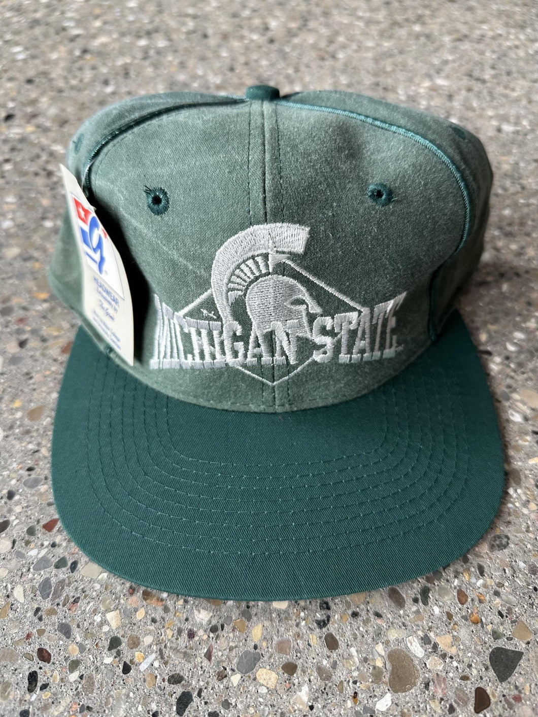 Michigan State Vintage Spartans Snapback Faded Green ABC Vintage 