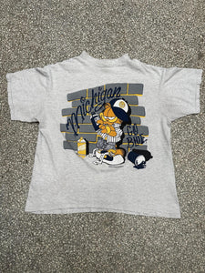 Michigan Wolverines Vintage 1978 Garfield Faded Grey ABC Vintage 