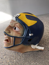 Load image into Gallery viewer, Michigan Wolverines Vintage Football Player Game Face Halloween Mask Rare ABC Vintage 