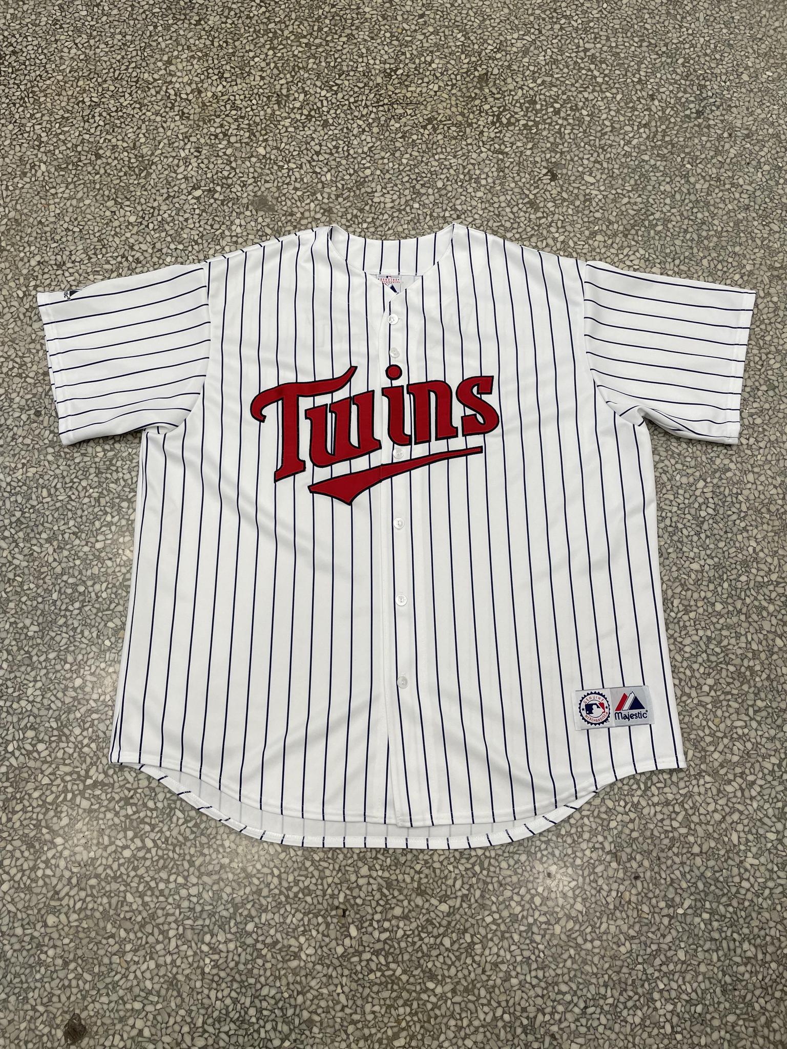 Minnesota Twins No7 Joe Mauer White/Pink Fashion Women's Stitched MLB Jersey