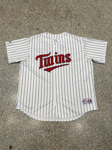 Minnesota Twins Joe Mauer Majestic Baseball Jersey Size XL 