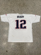 Load image into Gallery viewer, New England Patriots Tom Brady #12 Vintage Football Jersey ABC Vintage 
