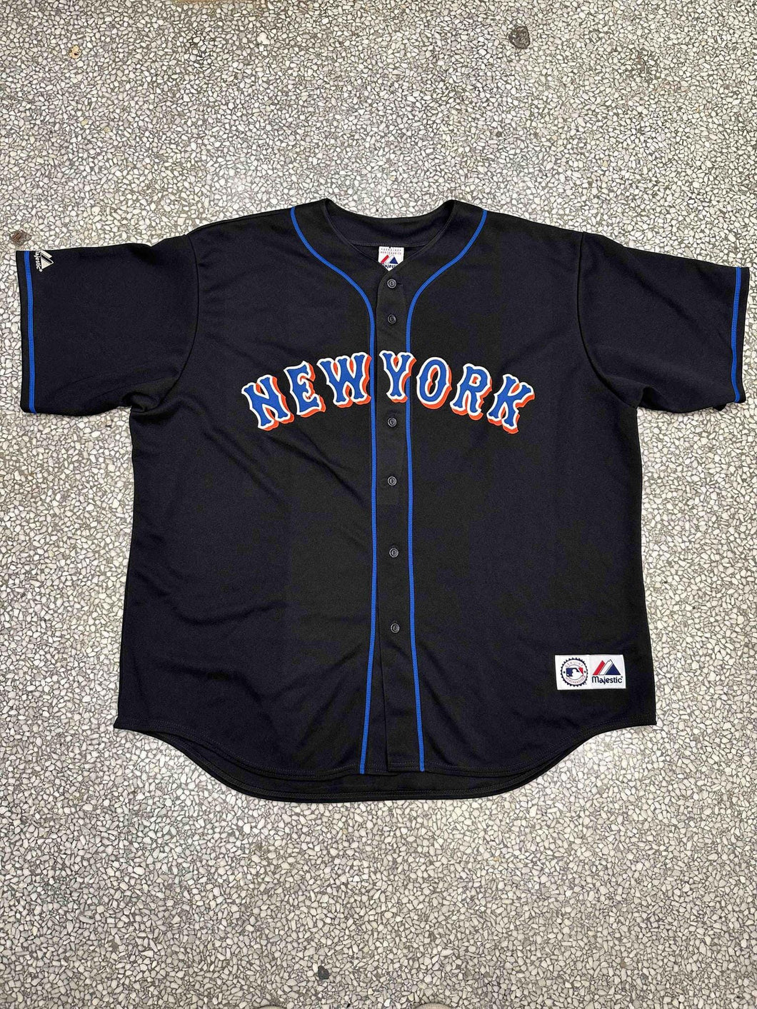 New York Mets Mike Piazza #31 Vintage 90s Wool Baseball Jersey ABC Vintage 