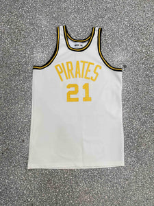 Pirates Vintage 80/90s Basketball Jersey Cream ABC Vintage 