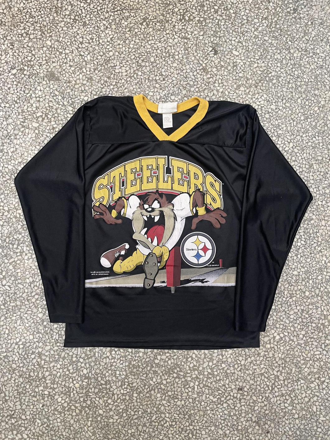 Pittsburgh Steelers Vintage 1996 Taz Jersey ABC Vintage 