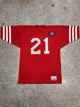 Load image into Gallery viewer, San Francisco 49ers Deion Sanders #21 Vintage 90s Wilson Football Jersey ABC Vintage 