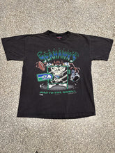 Load image into Gallery viewer, Seattle Seahawks Vintage 1995 Taz Bad To The Bone Faded Black ABC Vintage 